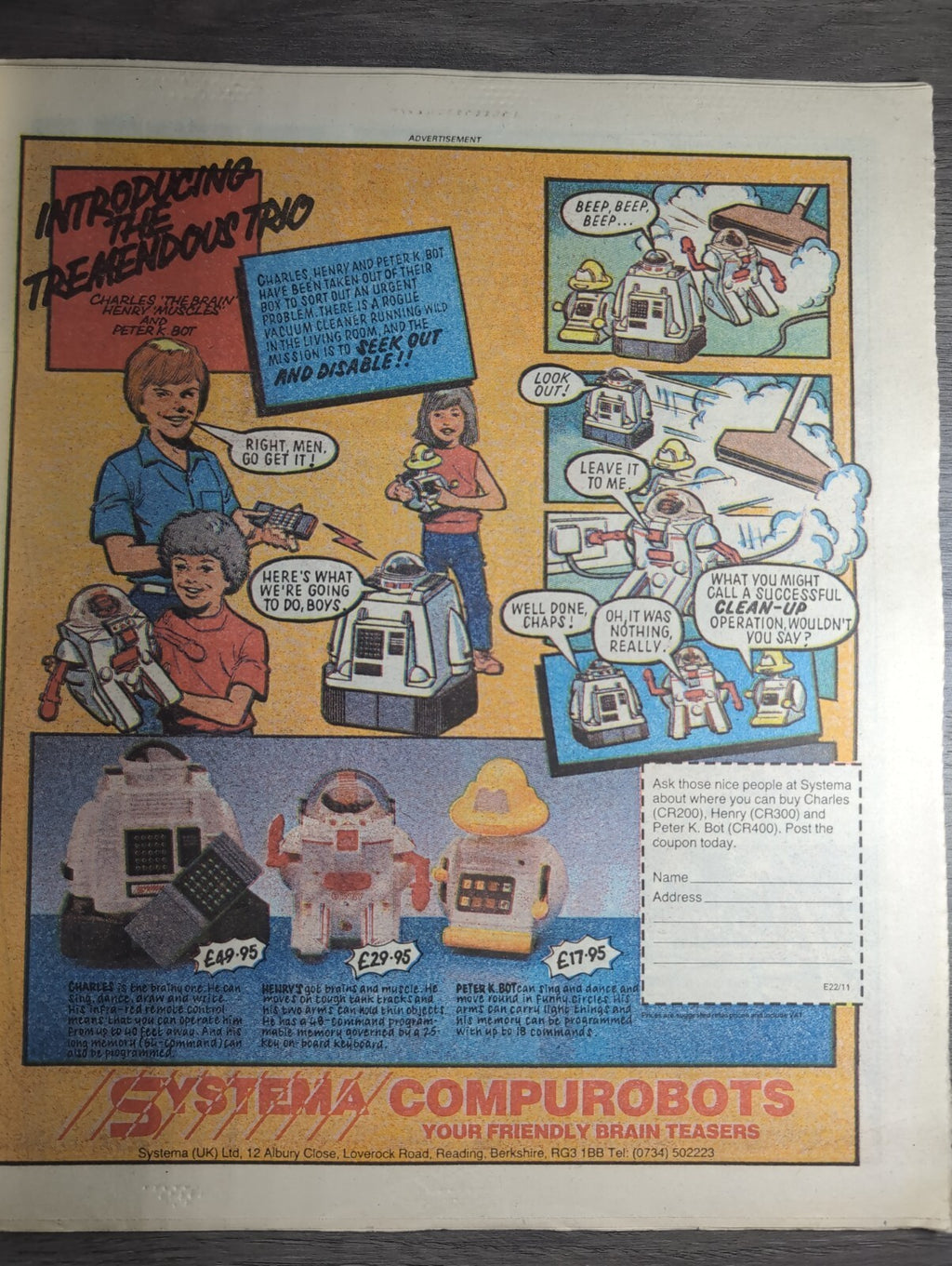 Eagle Comic Issue No. 244 22nd November 1986 Vintage Retro UK Comic