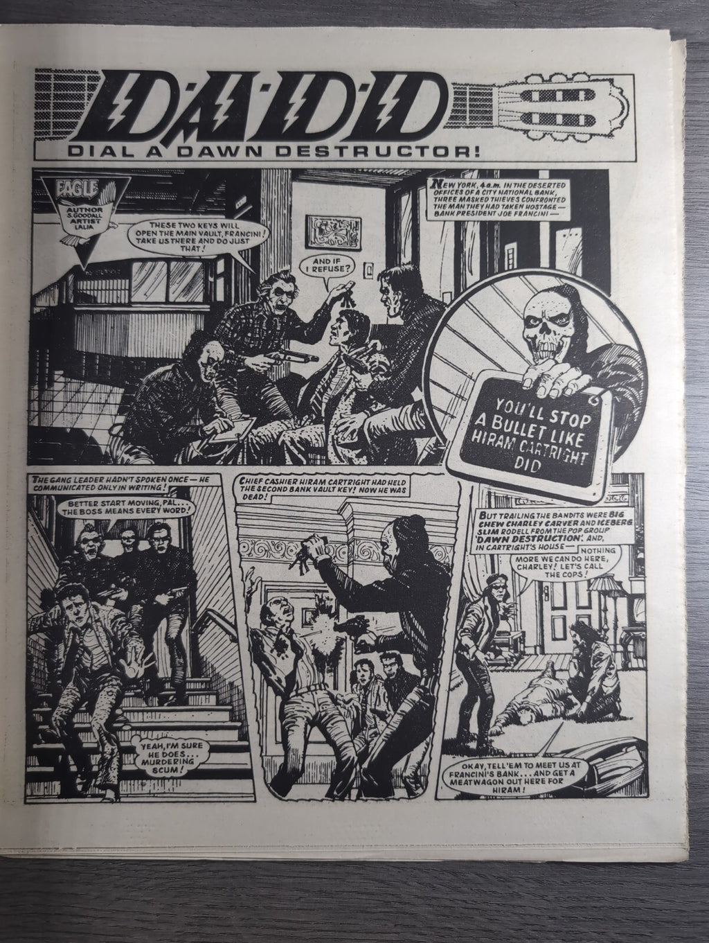 Eagle Comic Issue No. 211 5th April 1988 Vintage Retro UK Comic