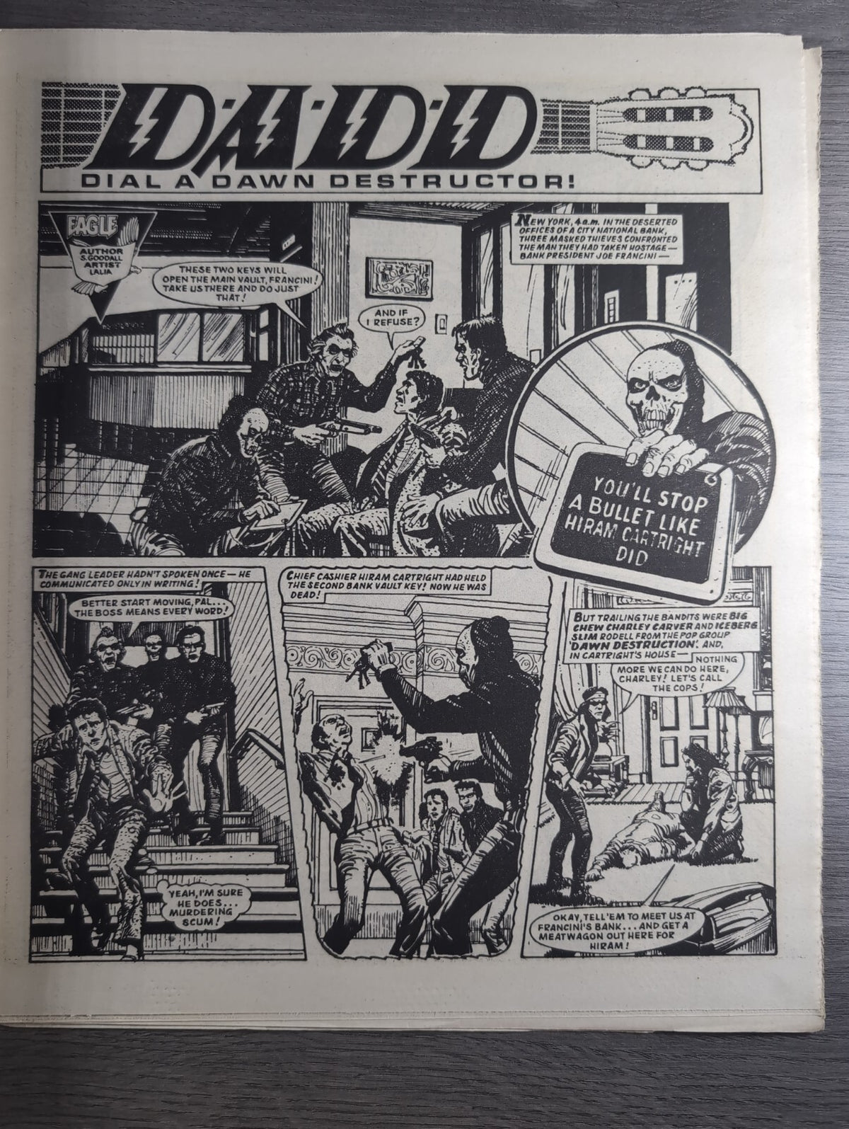 Eagle Comic Issue No. 211 5th April 1988 Vintage Retro UK Comic