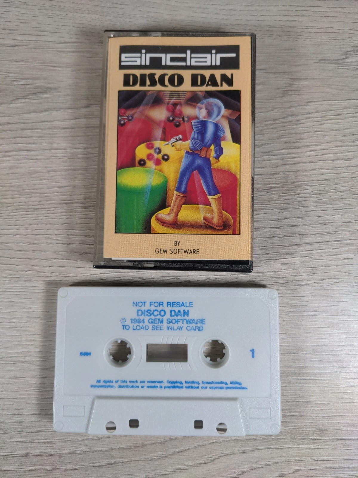 Disco Dan ZX Spectrum Game Cassette Gem Software Tested & Working - Retrorama UK