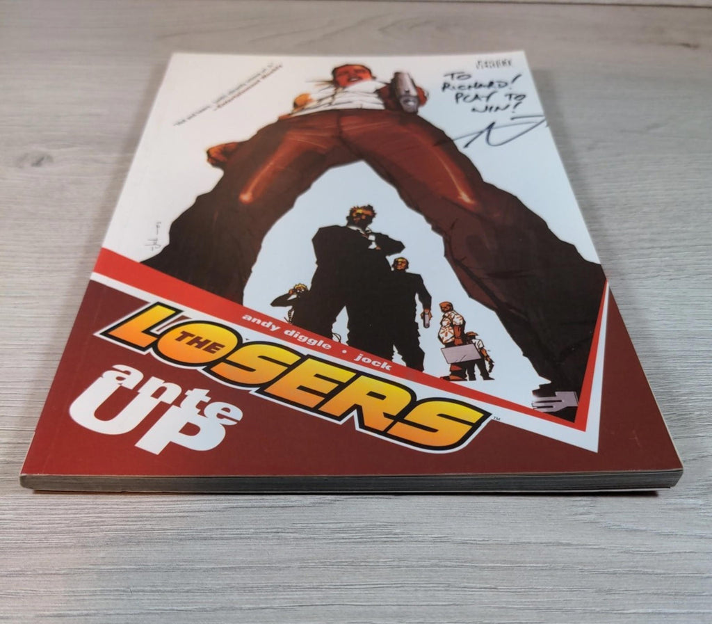 The Losers Ante Up Vol 1 Vertigo Graphic Novel Signed Cover Graphic Novel