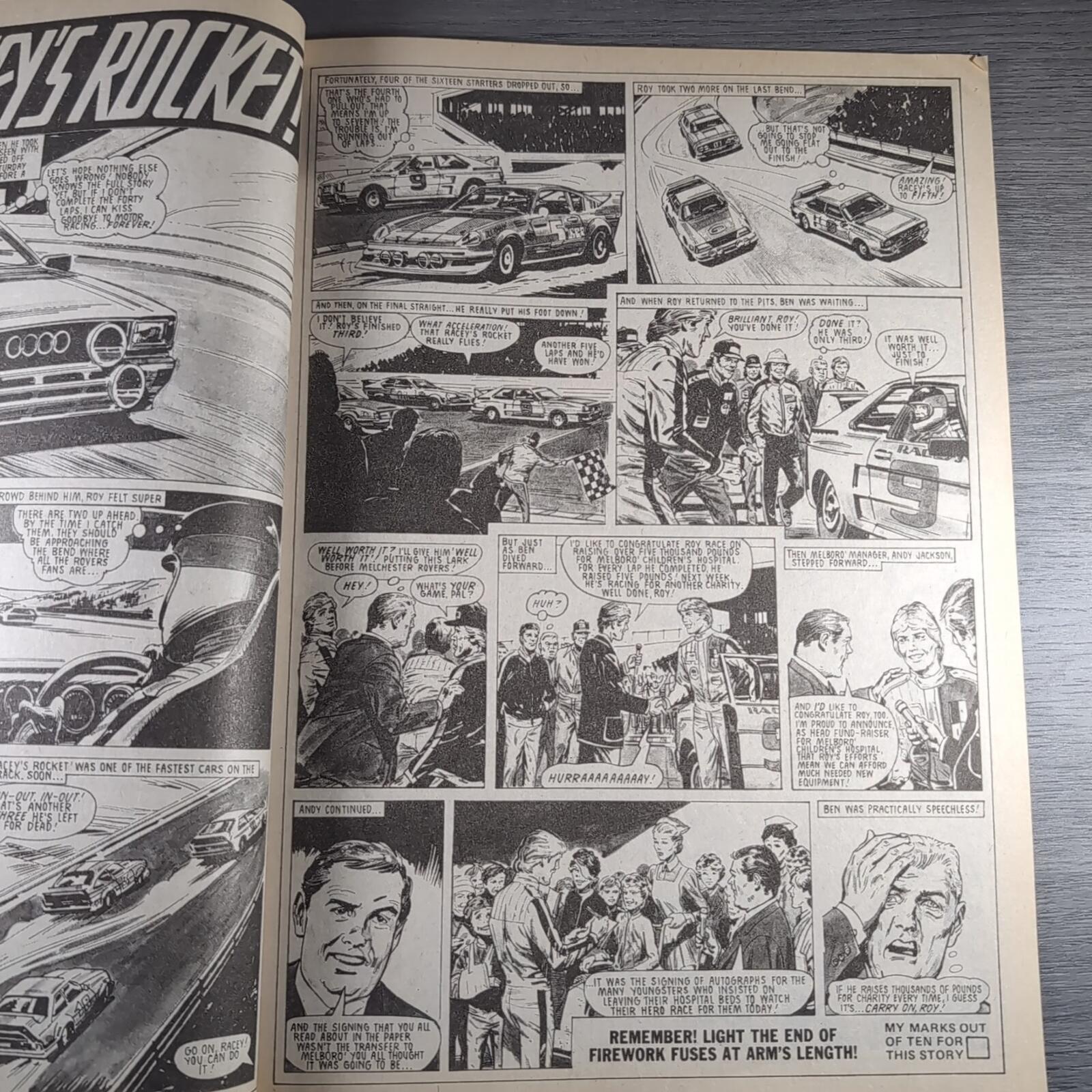 Roy of The Rovers 10th November 1984 Vintage Comic IPC Magazines
