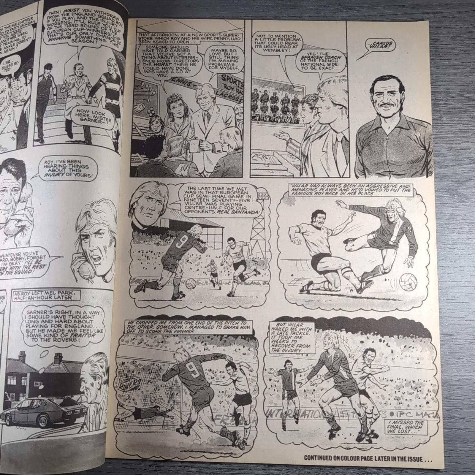 Roy of The Rovers 9th February 1985 Vintage Comic IPC Magazines