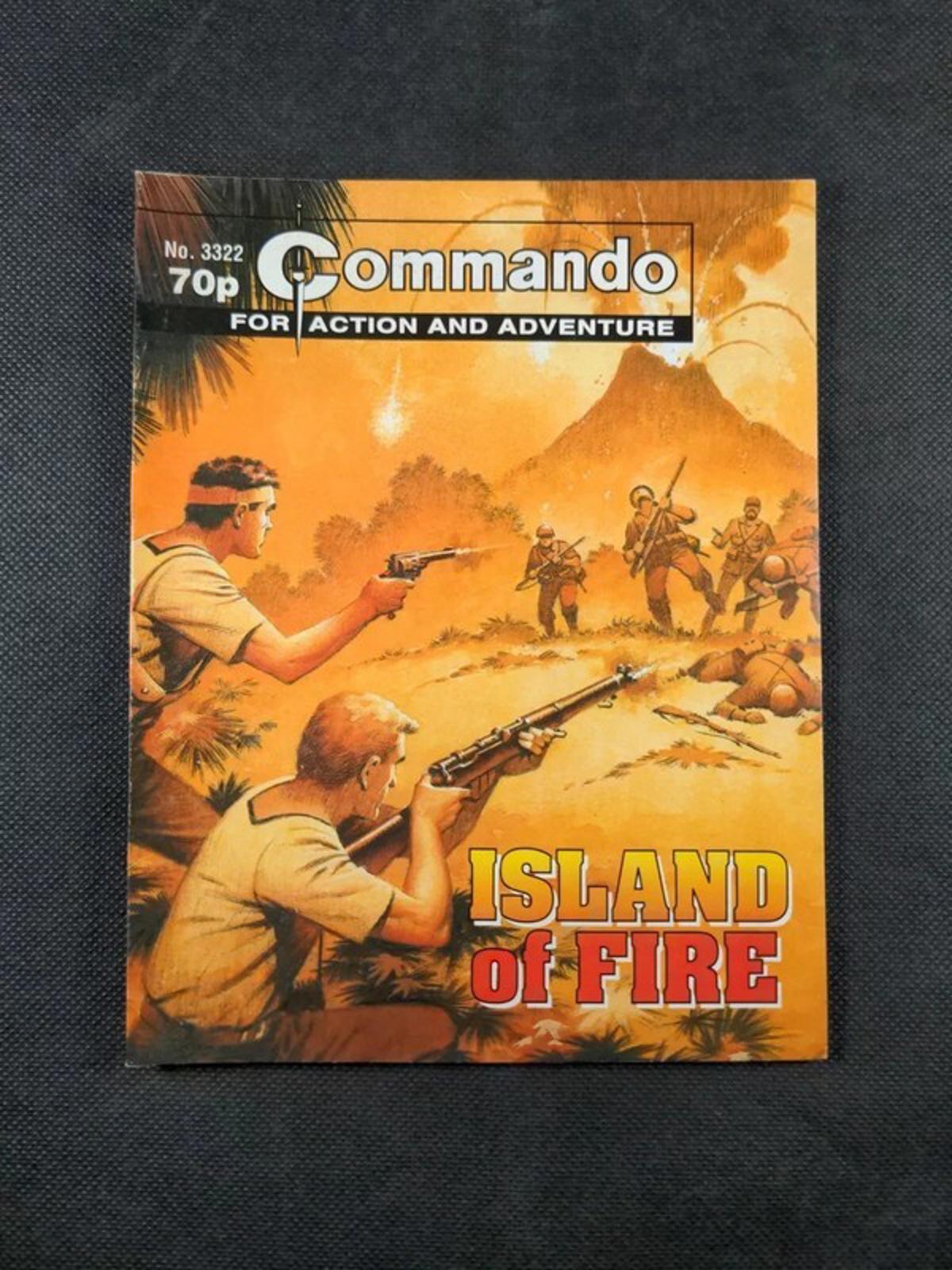 Commando Comic Issue Number 3322 Island of Fire