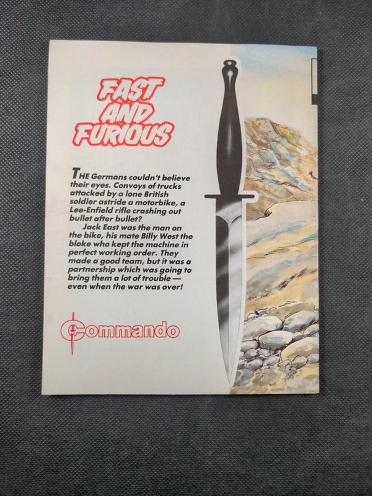 Commando Comic Issue Number 2778 Fast And Furious