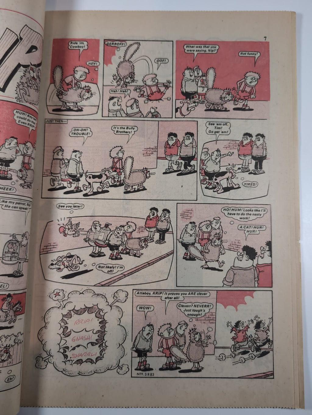 Nutty Comic Featuring Bananaman Issue No. 186 Sept 3rd 1983 Vintage Retro Comic