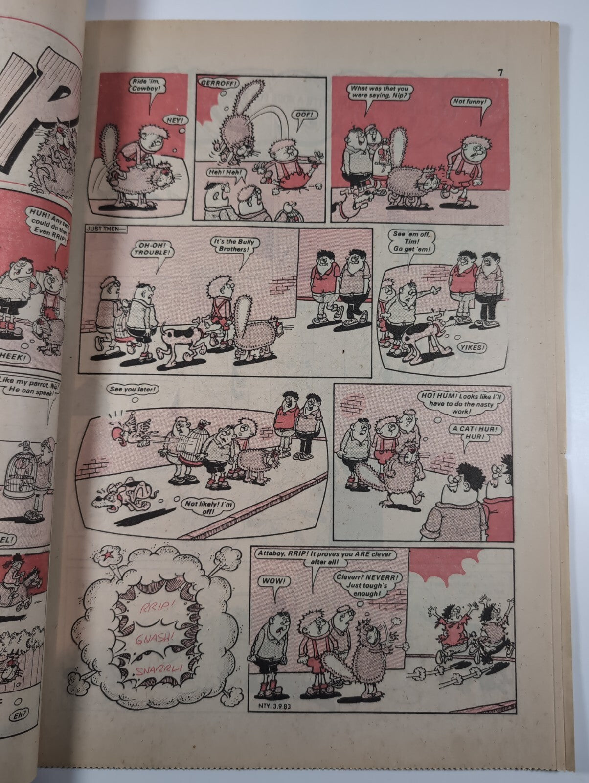 Nutty Comic Featuring Bananaman Issue No. 186 Sept 3rd 1983 Vintage Retro Comic