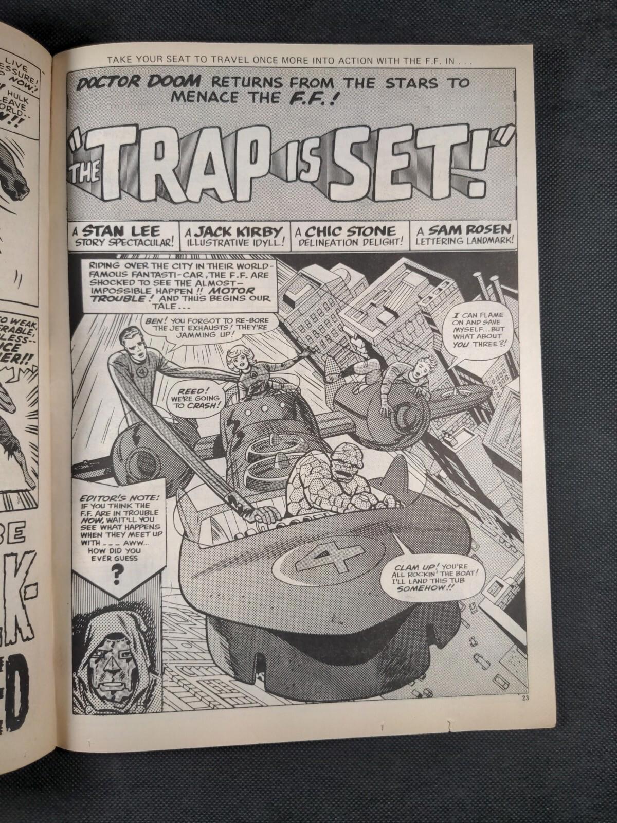 Mighty World of Marvel Issue No 64 December 1973 Vintage Marvel UK Comic - Retrorama UK