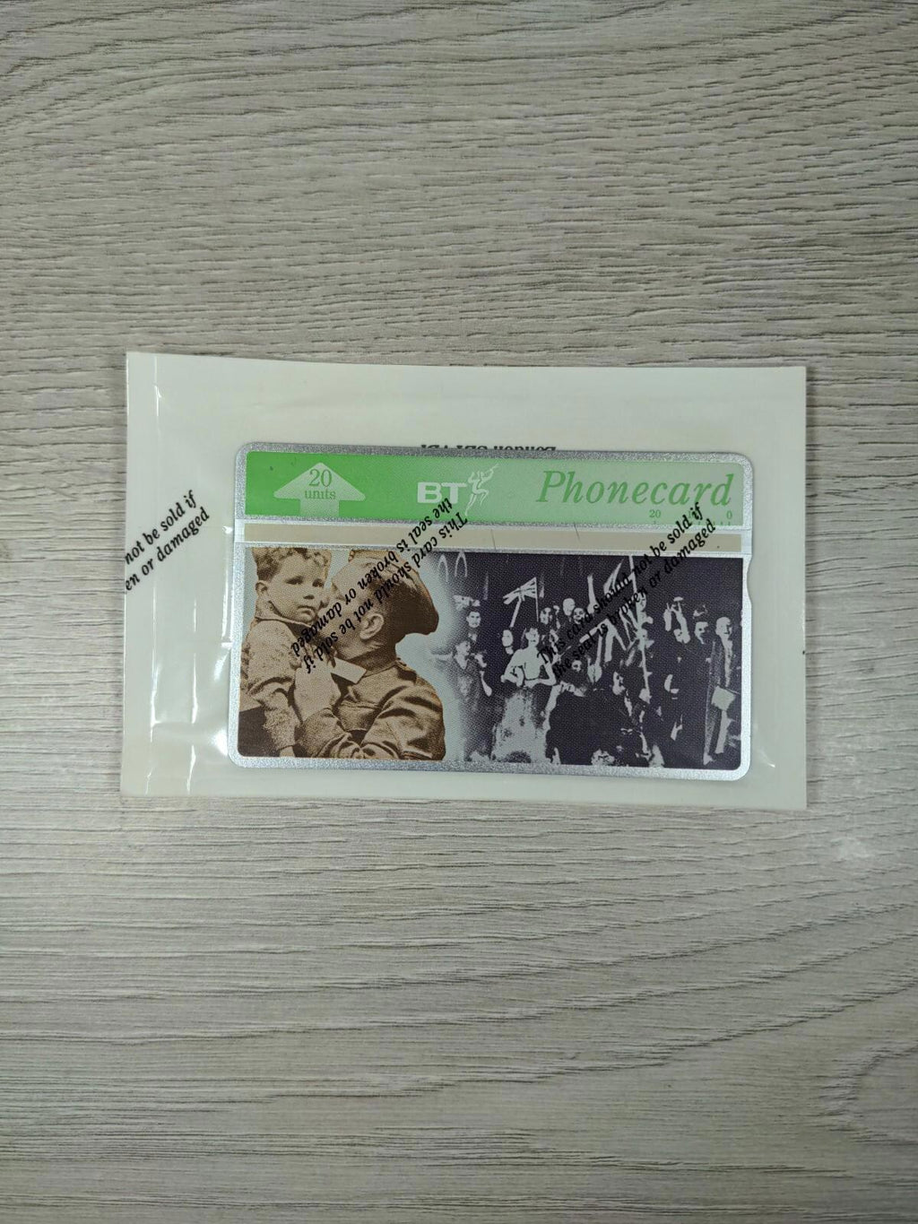 BT Phonecard 20 Units £2 The Time Of Our Lives 50th Anniversary Of VE Day Unused - Retrorama UK