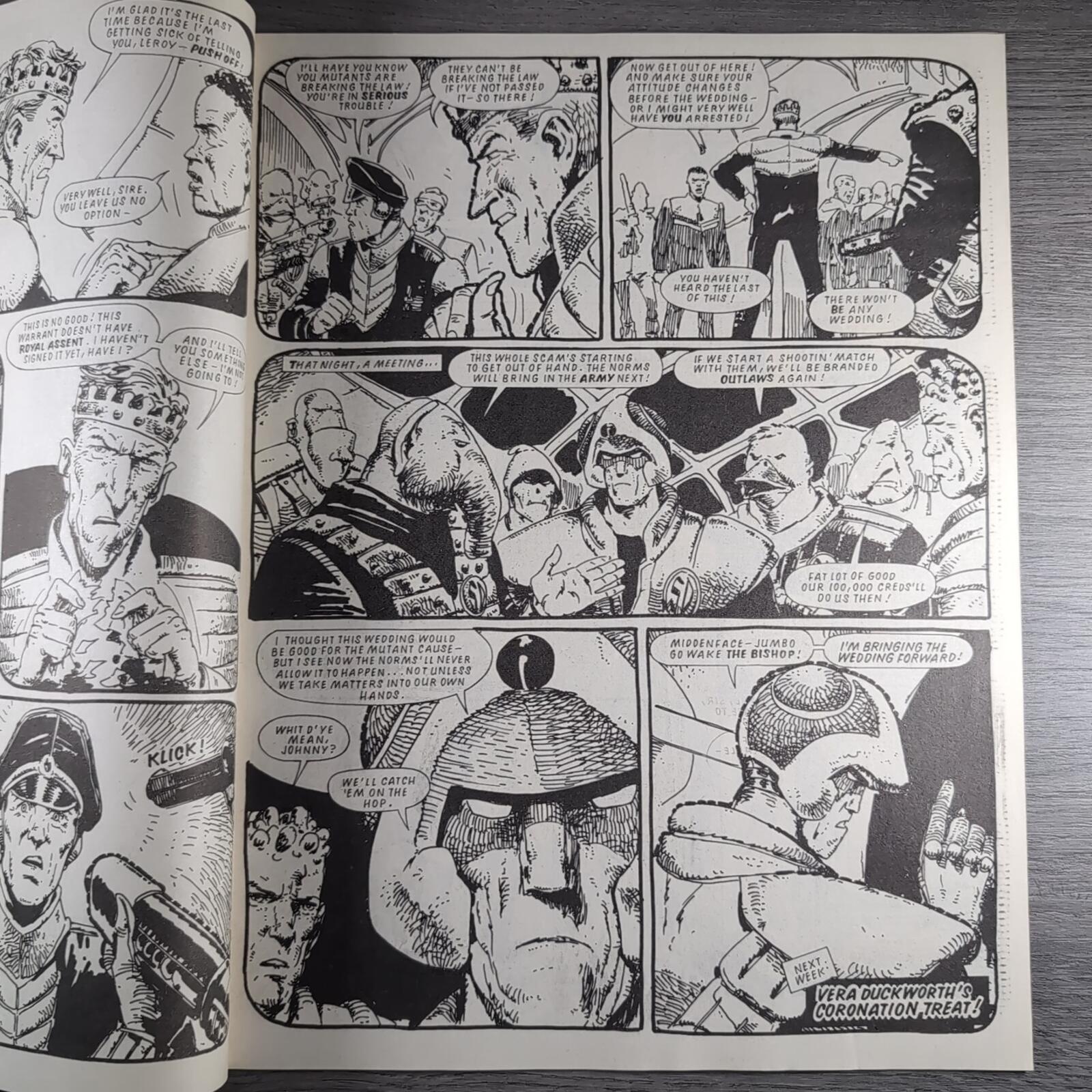 2000AD Prog 534 Featuring Judge Dredd 8th August 1987 Vintage Comic