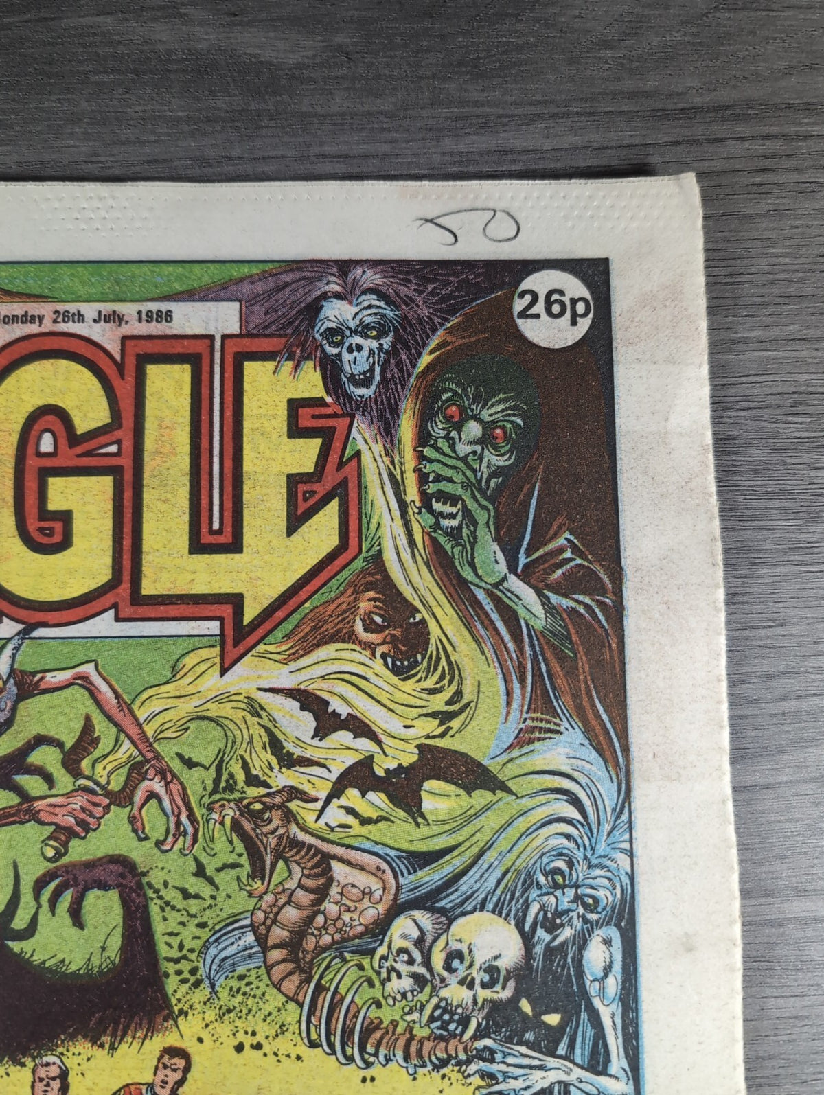 Eagle Comic Issue No. 227 26th July 1986 Vintage Retro UK Comic