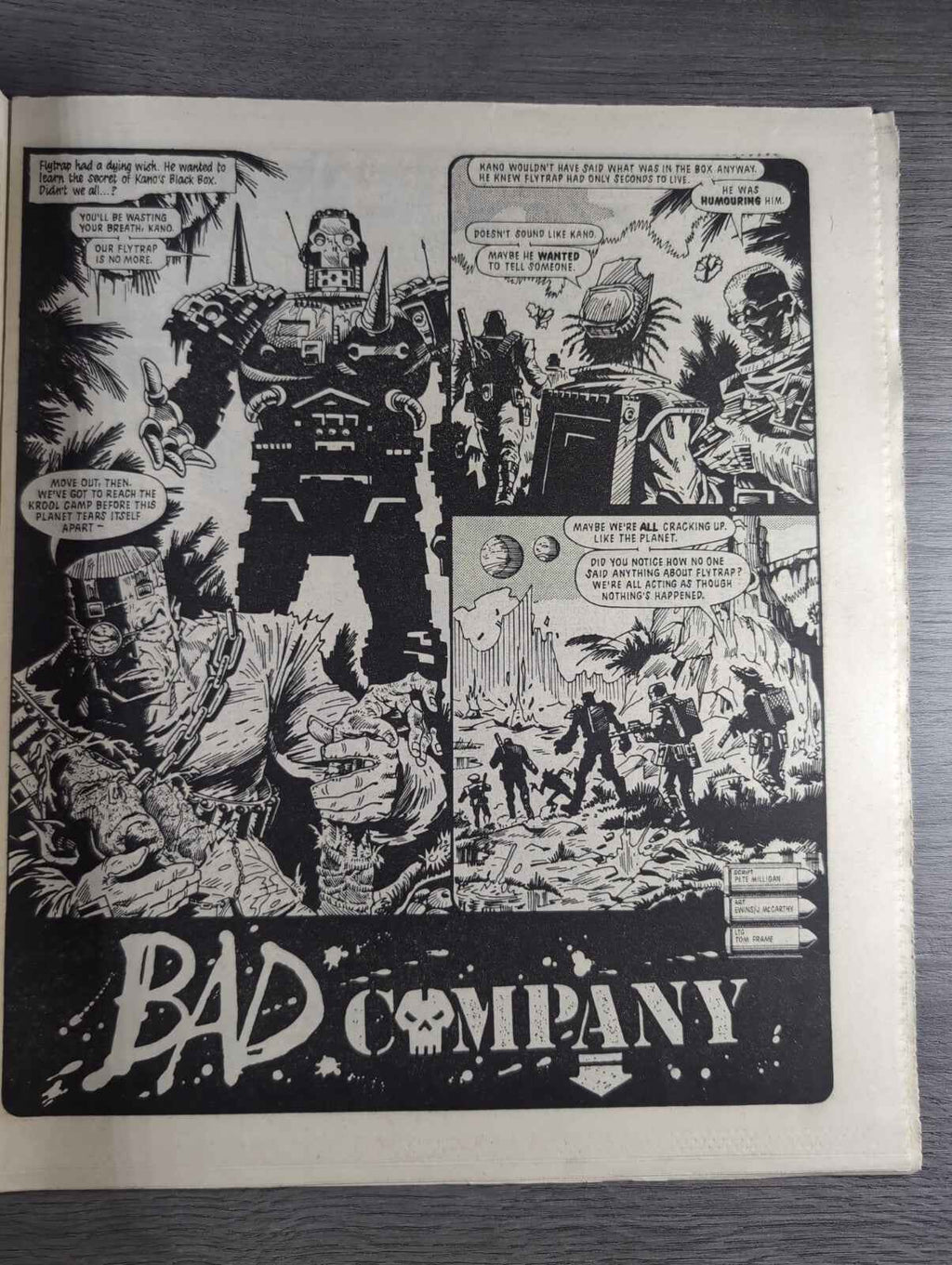 2000AD Prog 516 Featuring Judge Dread Comic 4th April 1987 Vintage Retro Comic
