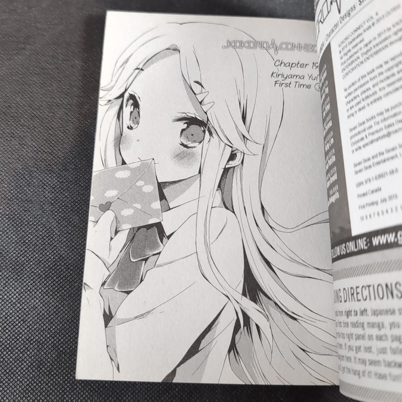 Kokoro Connect Vol 4 Anda Sadanatsu Manga Graphic Novel Paperback Book 2015