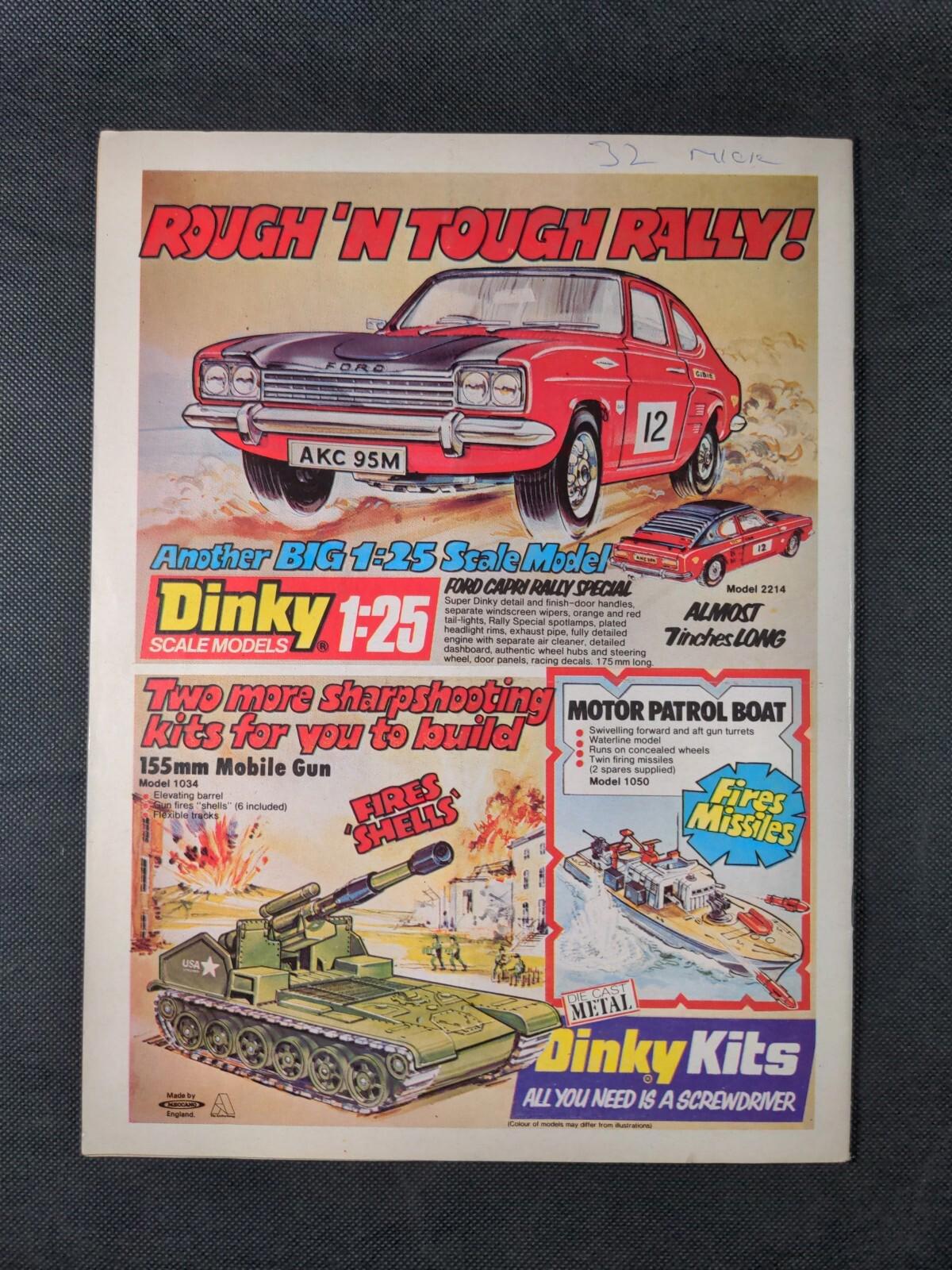 Mighty World of Marvel Issue No 107 October 1974 Marvel UK Vintage Comic