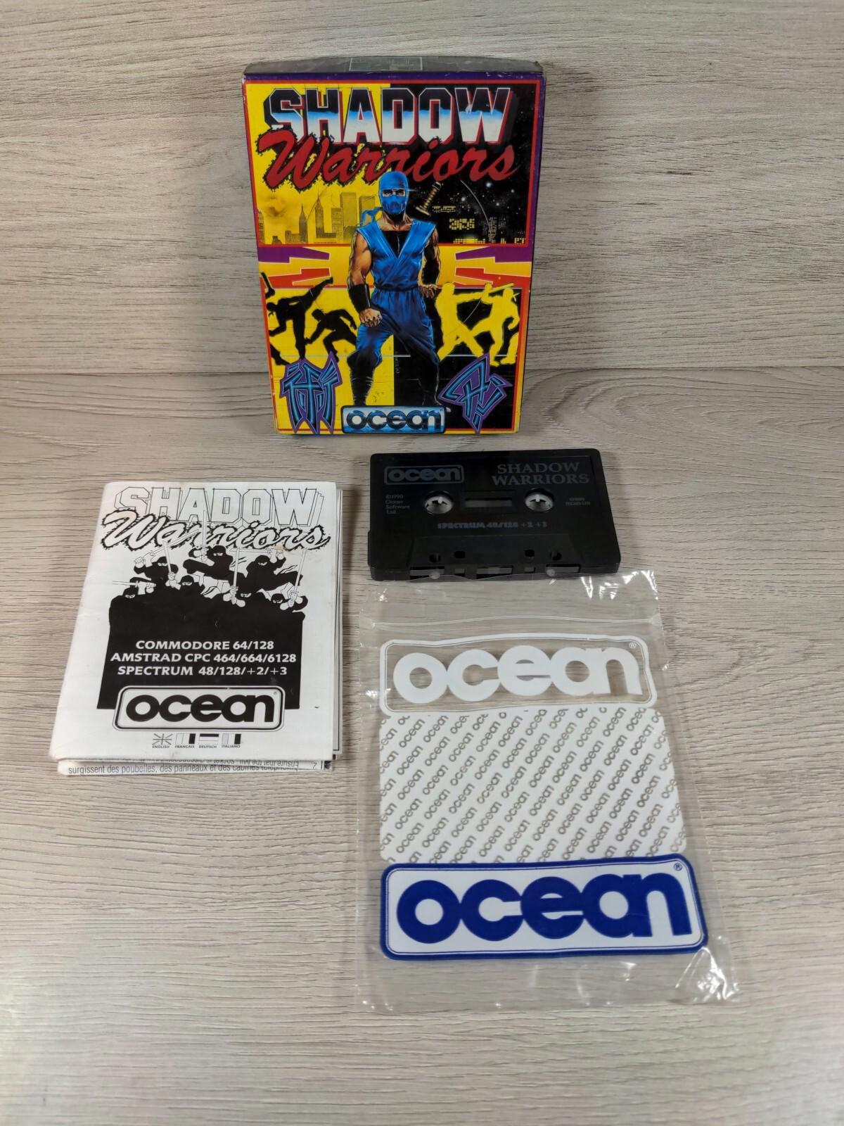Shadow Warriors  ZX Spectrum 48K 128K Video Game  Cassette Tested & Working