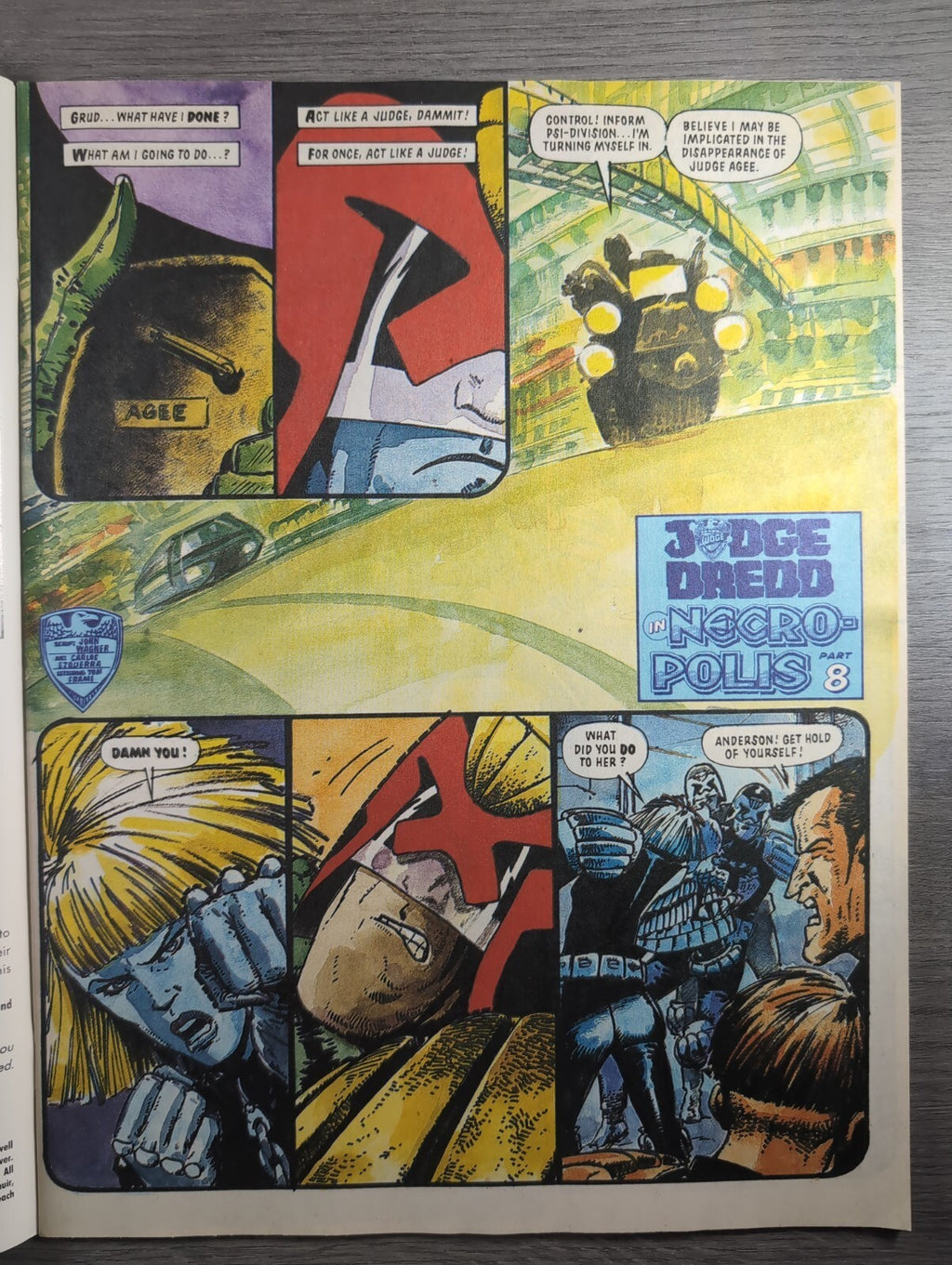 2000AD Prog 681 Featuring Judge Dredd Comic 2nd June 1990 Vintage Retro Comic