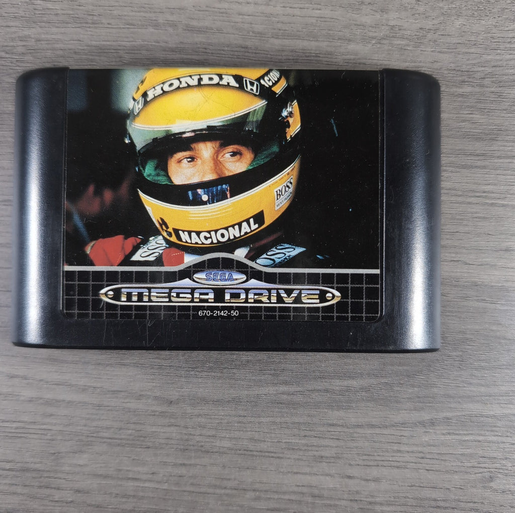 Ayrton Sennas Super Monaco GP II Sega Mega Drive Game Tested & Working