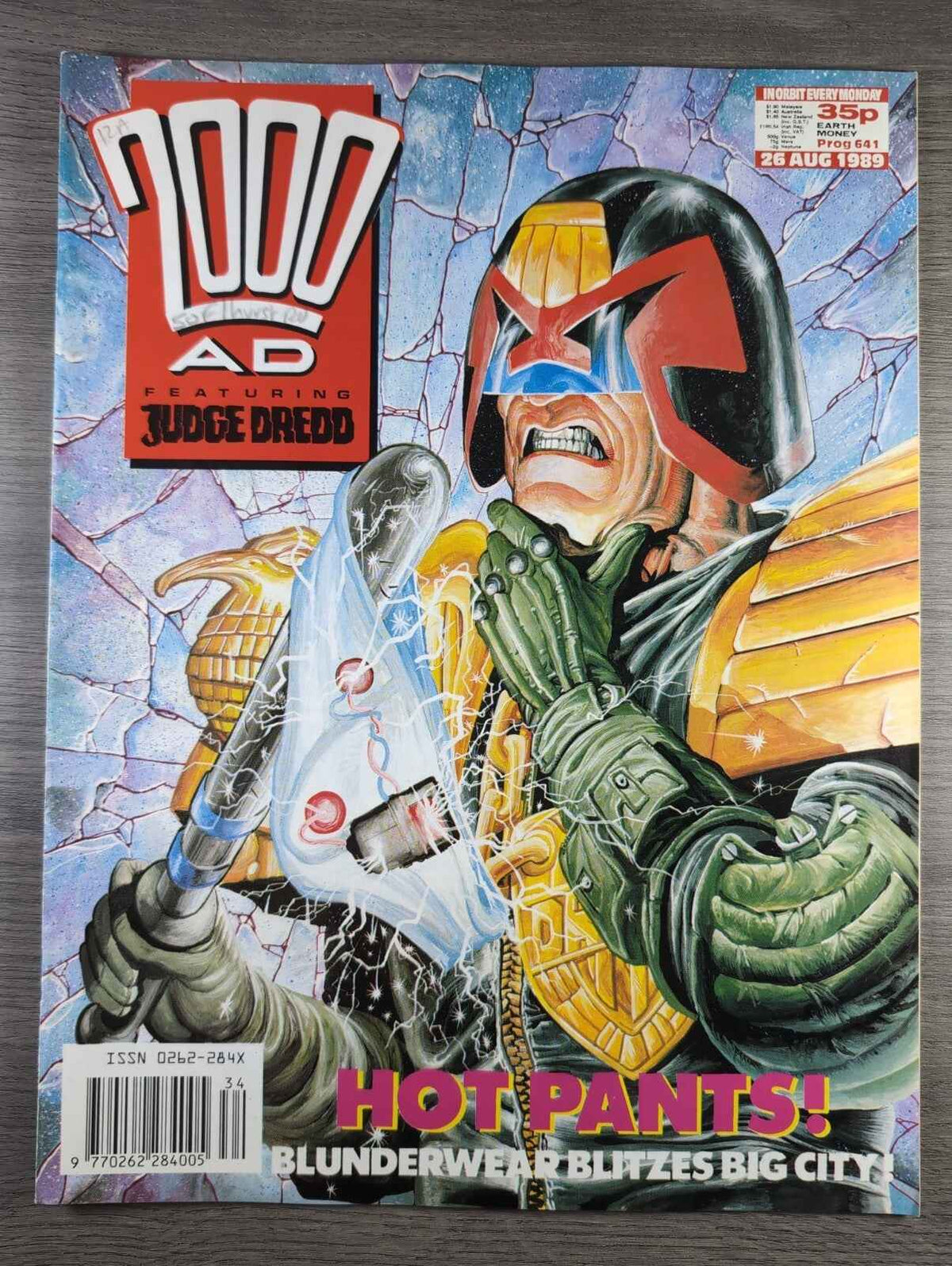 2000AD Prog 641 Featuring Judge Dredd Comic 26th Aug 1989 Vintage Retro Comic