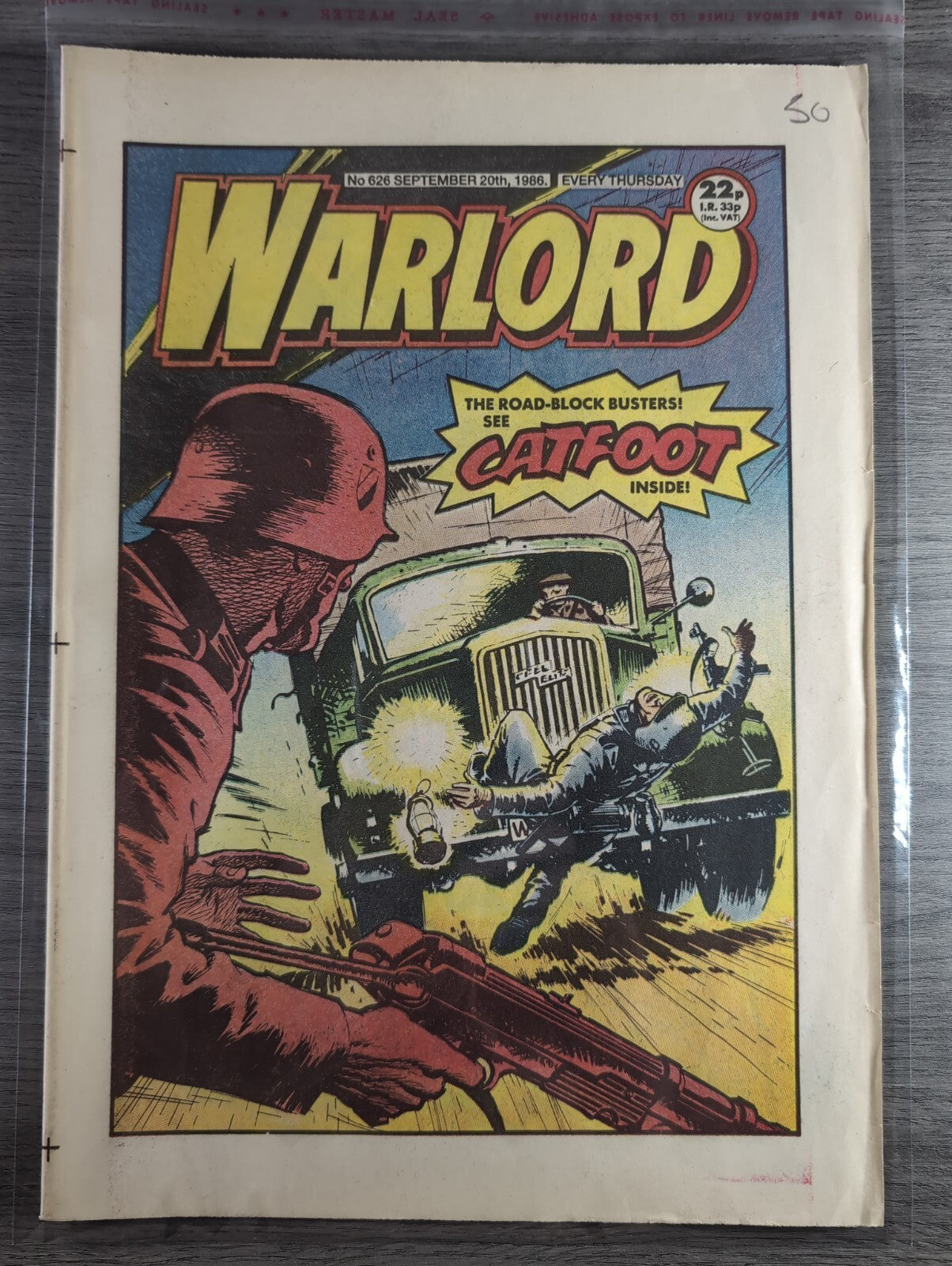 Warlord Comics 7 Issues 621 - 627  Good Condition Vintage Retro Comics From 1986