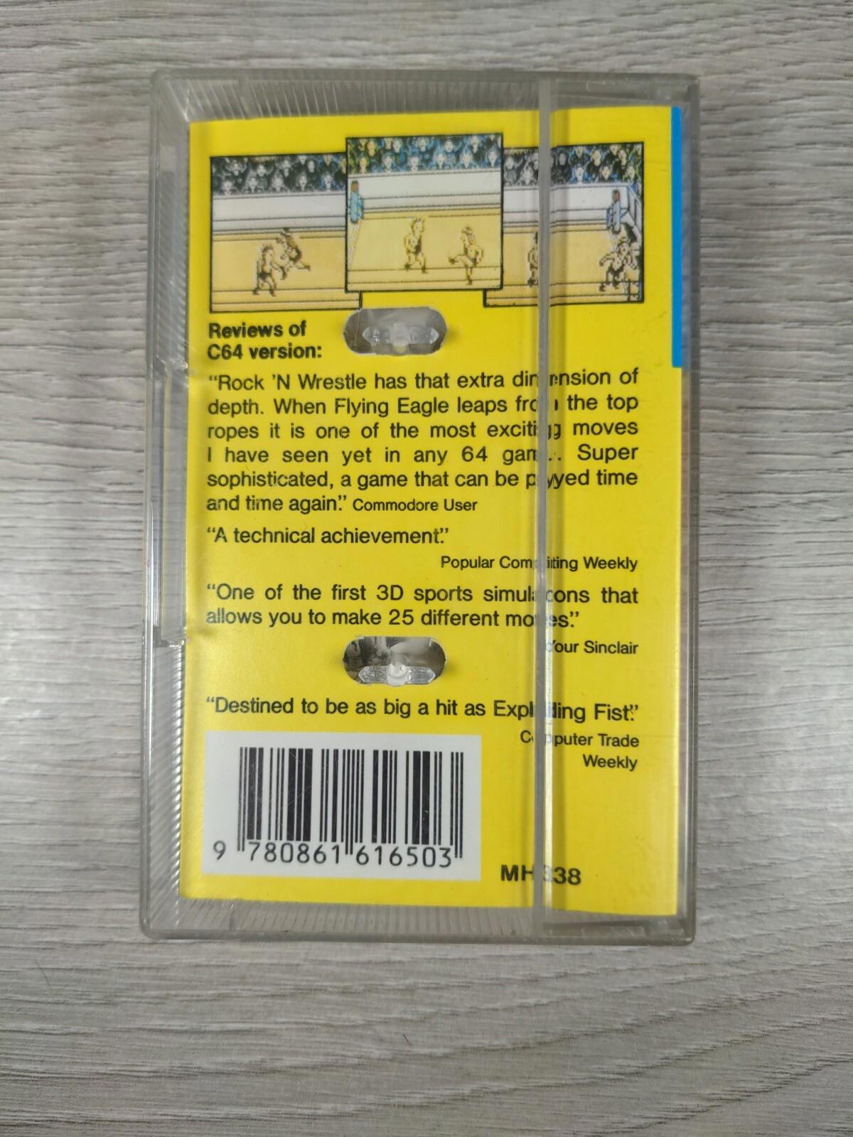 Rock N Wrestle ZX Spectrum 48K 128K Game Cassette Tested & Working