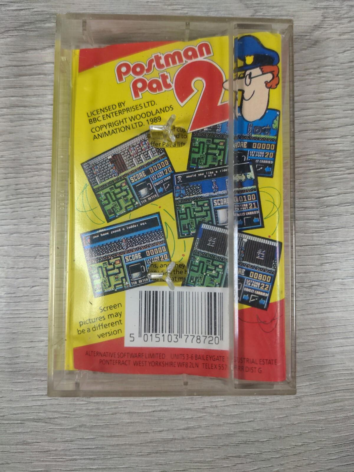 Postman Pat 2 Commodore 64 C64 Game Cassette Tested & Working
