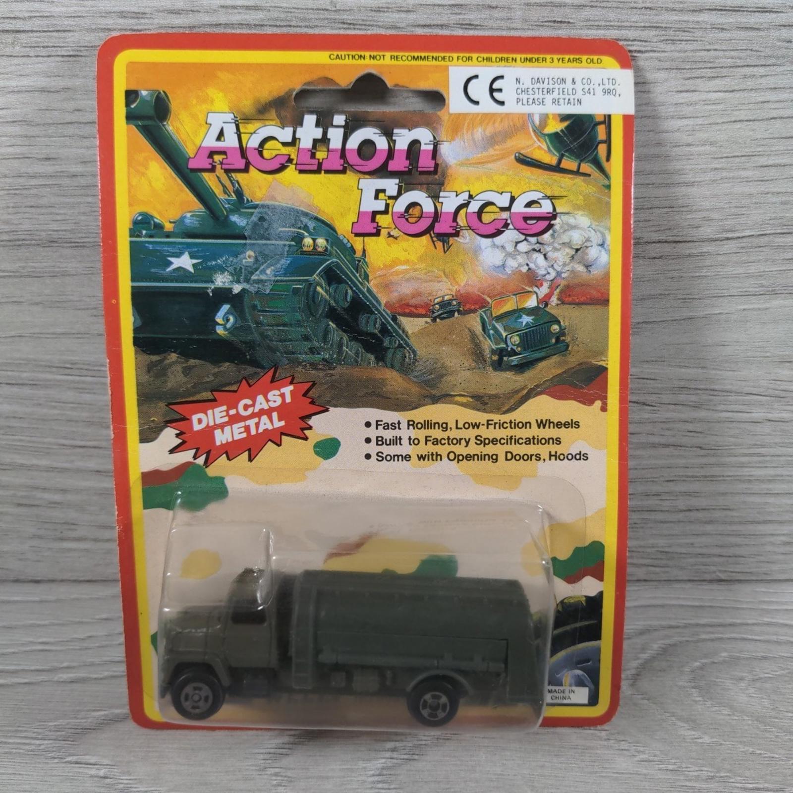 Welly Action Force Military Truck No 8634 Diecast Model 1980s Army Force - Retrorama UK