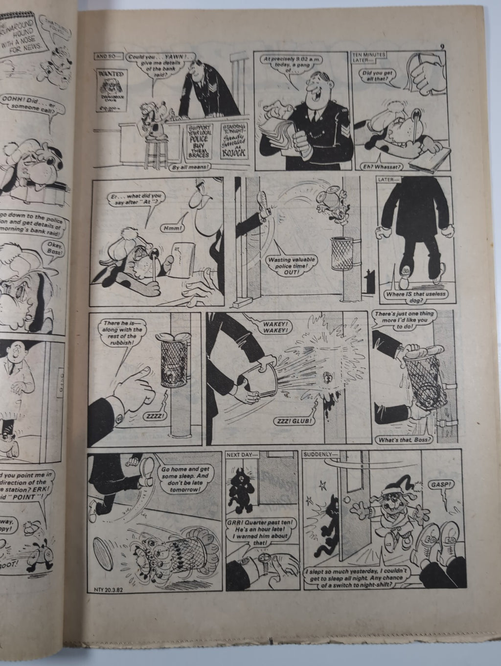Nutty Comic Featuring Bananaman Issue No. 110 Mar 20th 1982 Vintage Retro Comic