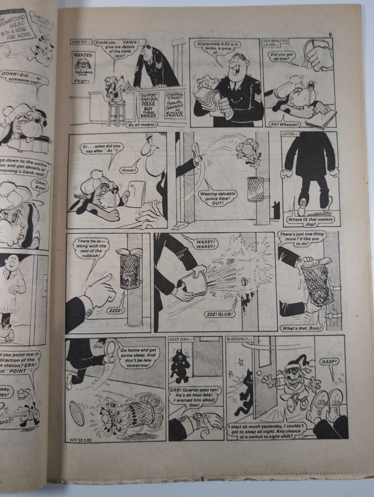 Nutty Comic Featuring Bananaman Issue No. 110 Mar 20th 1982 Vintage Retro Comic
