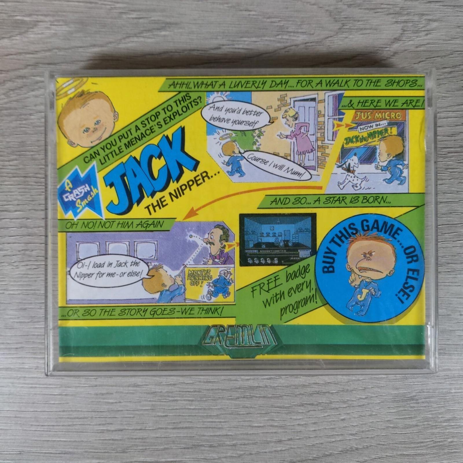 Jack The Nipper ZX Spectrum 48K 128K Game Cassette Gremlin Tested & Working