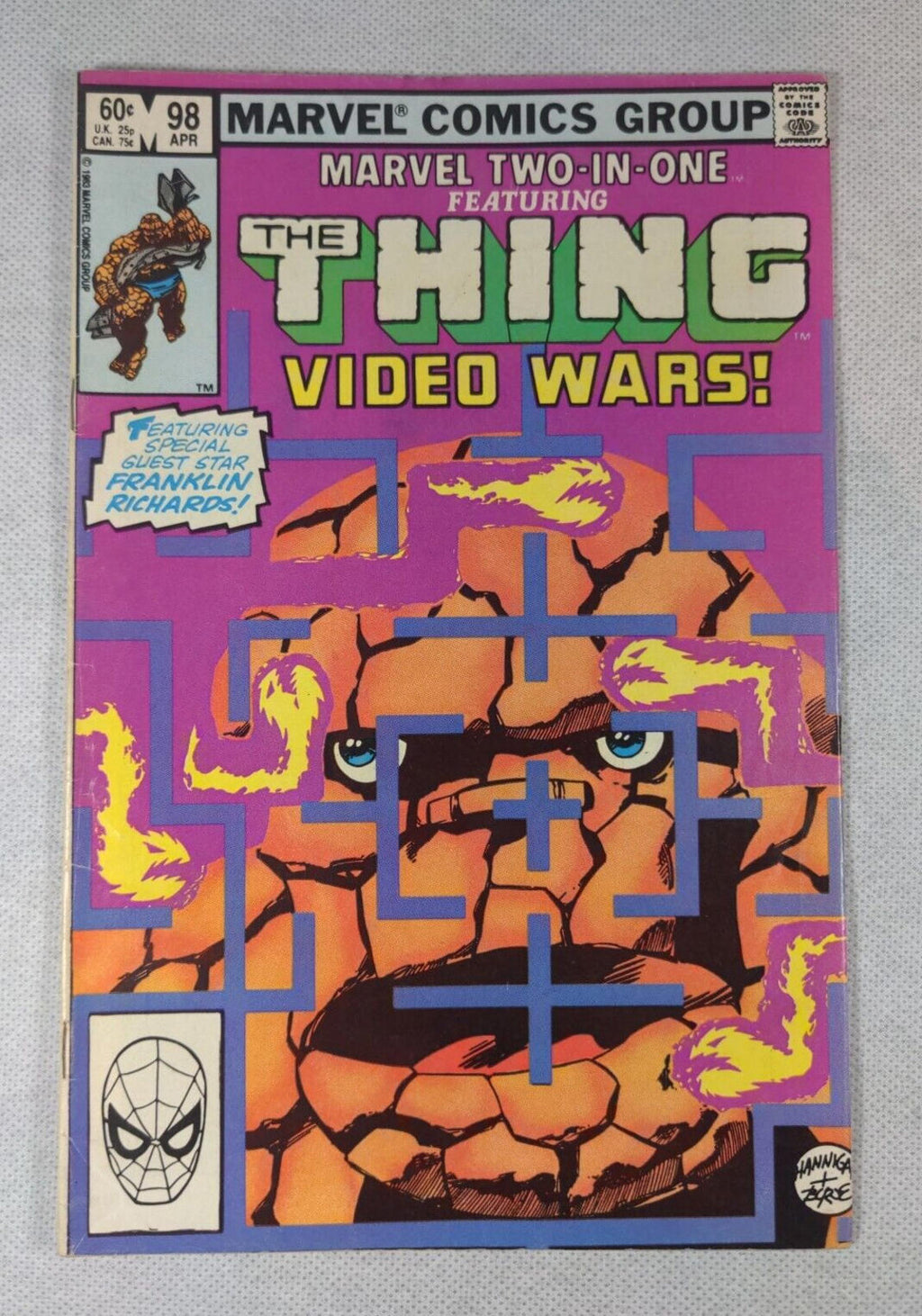 Marvel Comics Two-In-One The Thing And Video Wars #98 April 1983 - Vintage Comic