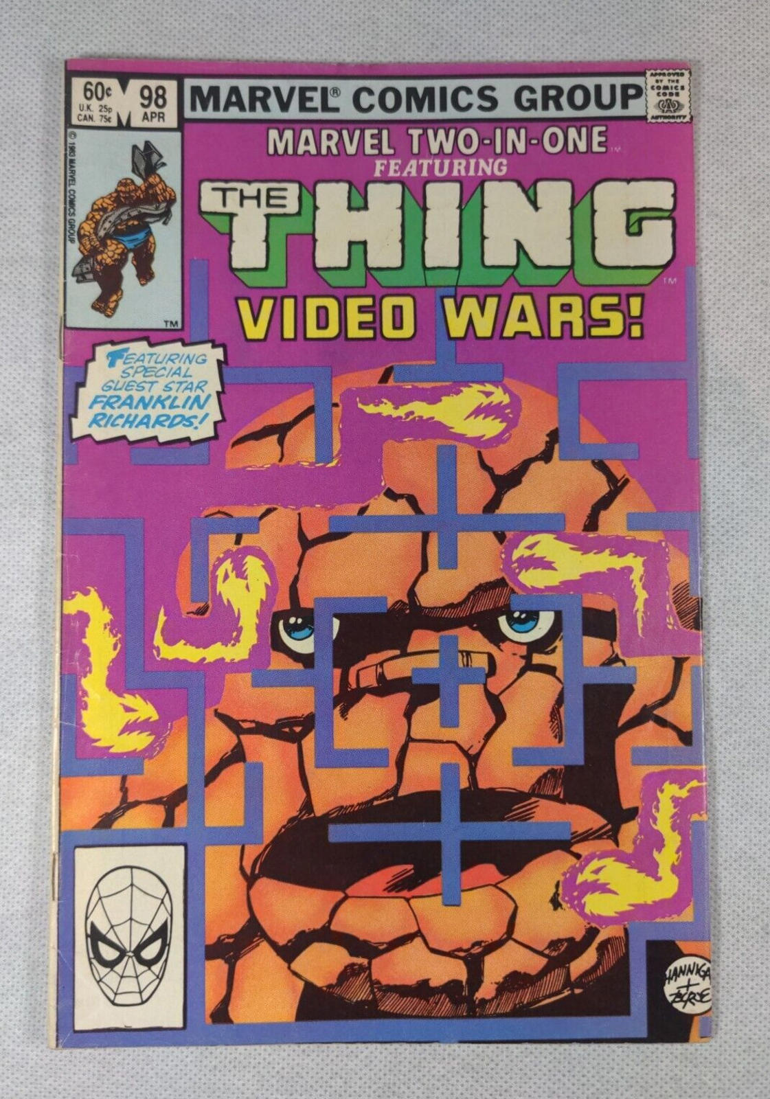 Marvel Comics Two-In-One The Thing And Video Wars #98 April 1983 - Vintage Comic - Retrorama UK
