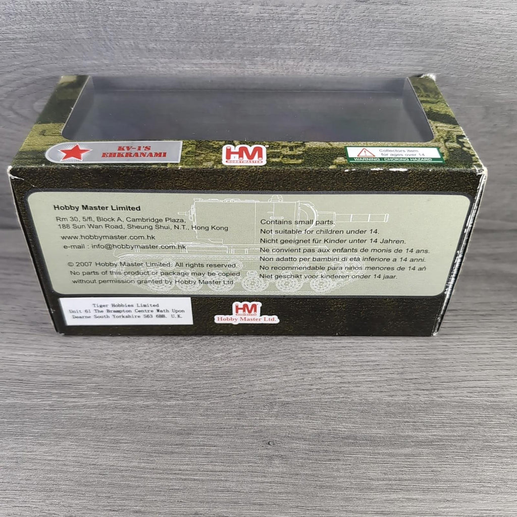 Hobby Master Russia's KV Heavy Tank 1:72 Scale Die-Cast Model HG3001
