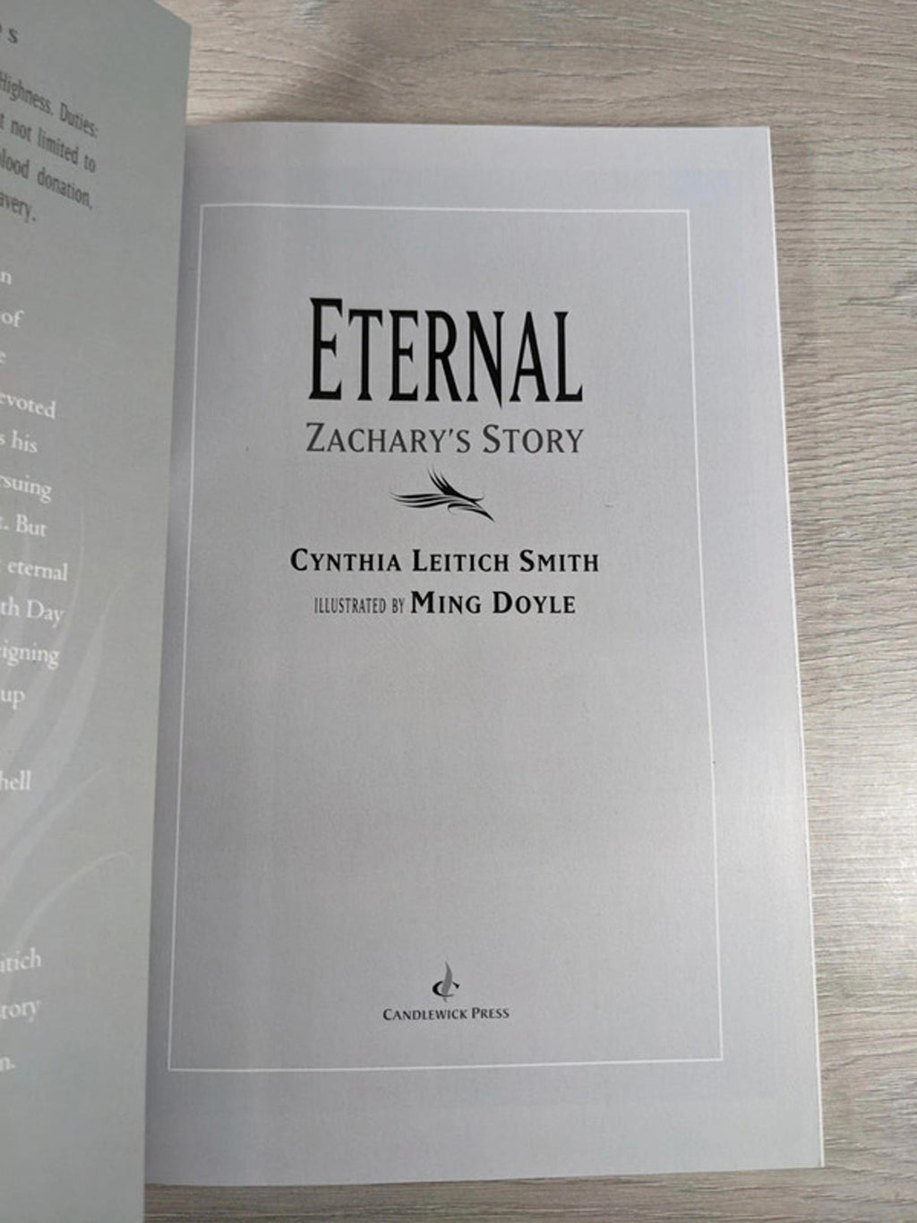 Eternal: Zachary's Story Ming Doyle Paperback Graphic Novel