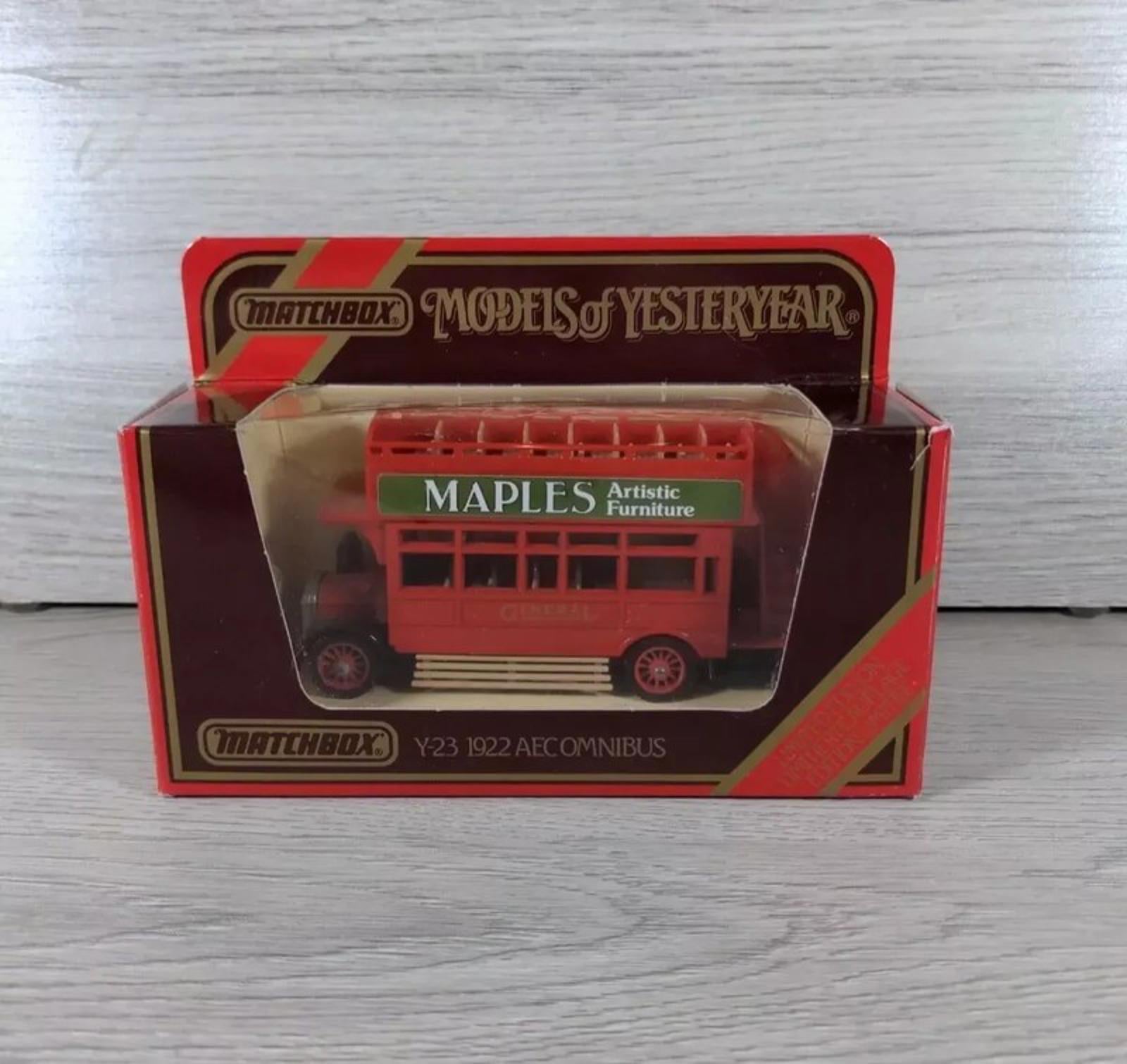 Matchbox Models of Yesteryear Y-23 1922 ACE Omnibus Diecast Model - Retrorama UK