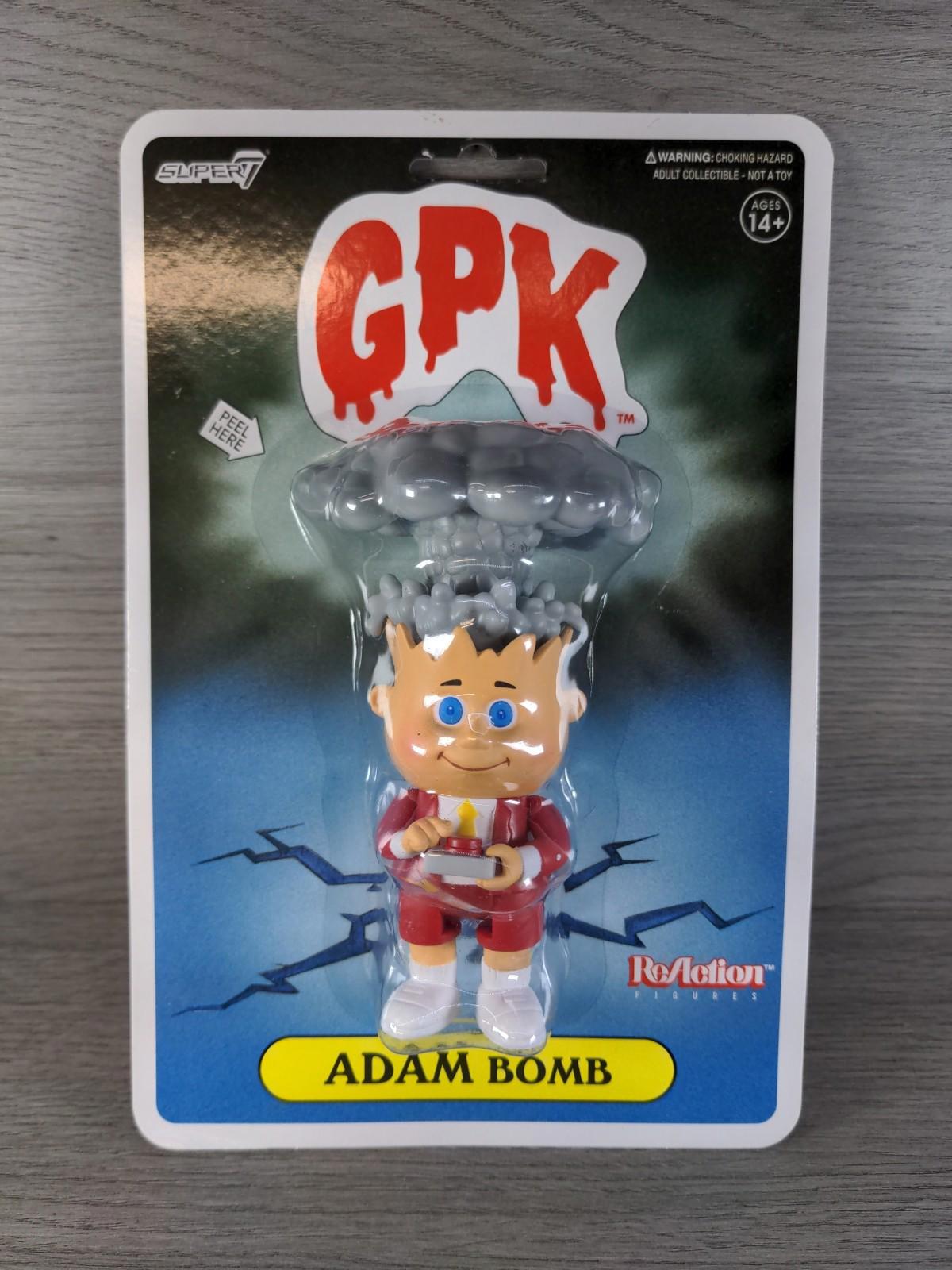 Garbage Pail Kids GPK  Adam Bomb Super7  2021 Reaction Figures - Retrorama UK