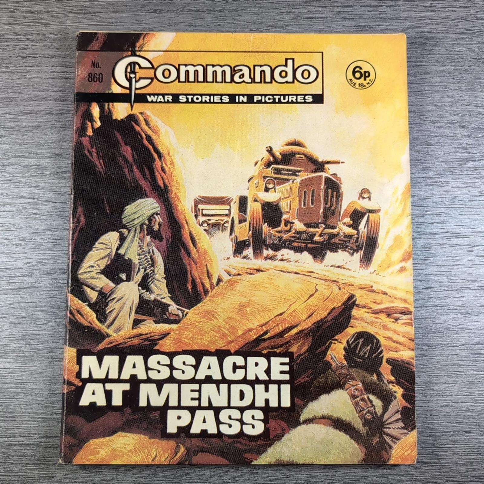 Commando Comic Issue Number 860 Massacre At Mendhi Pass