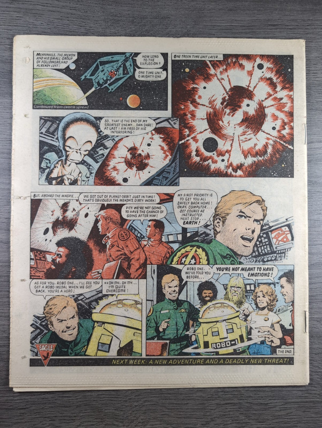 Eagle Comic Issue 9th June 1984 Vintage Retro UK Comic
