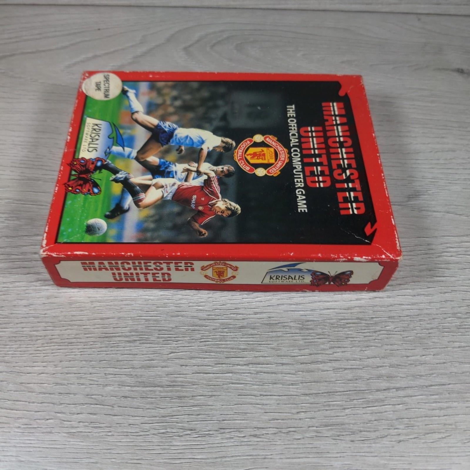 Manchester United ZX Spectrum 48K 128K Football Game Cassette Tested & Working