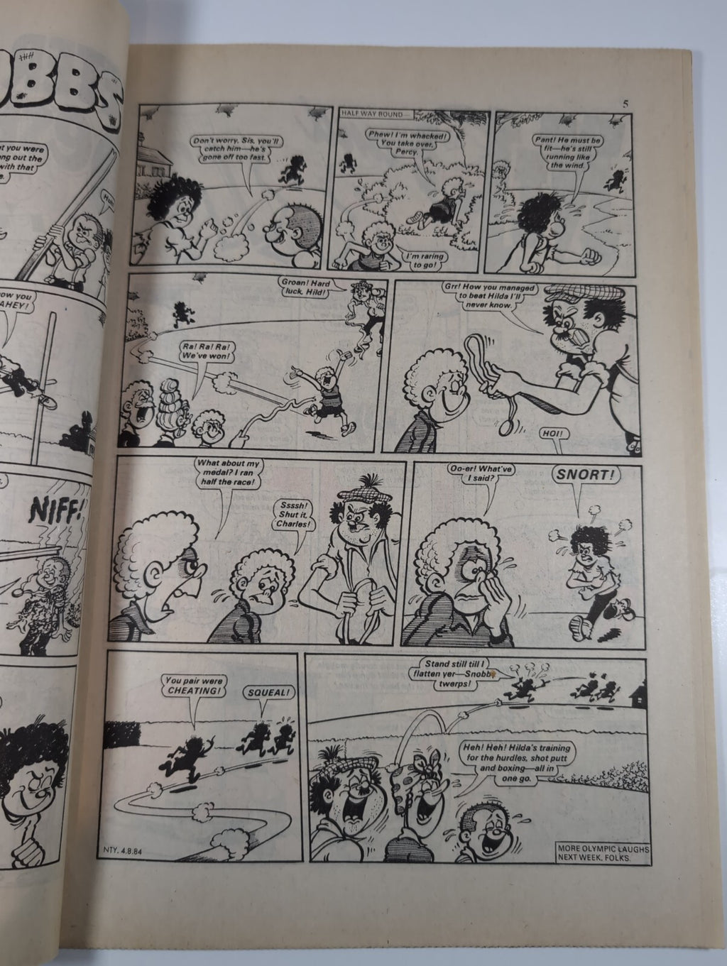 Nutty Comic Featuring Bananaman Issue No. 234 Aug 4th 1984 Vintage Retro Comic