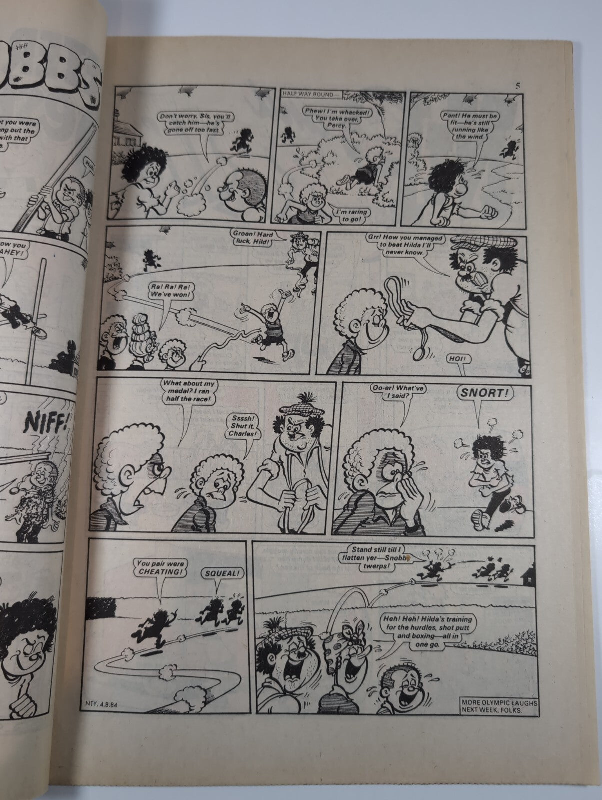 Nutty Comic Featuring Bananaman Issue No. 234 Aug 4th 1984 Vintage Retro Comic