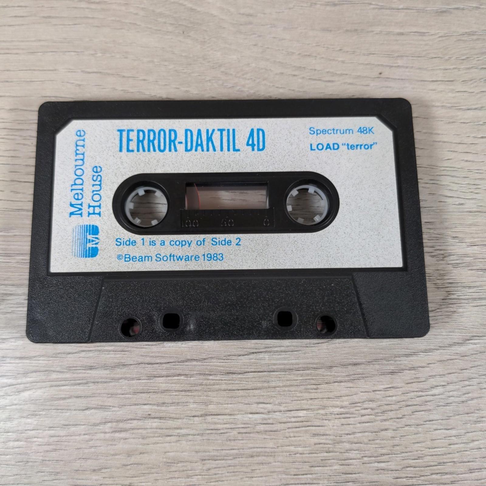 Terror-Daktil 4D ZX Spectrum 48K Game Cassette Melbourne House Tested & Working