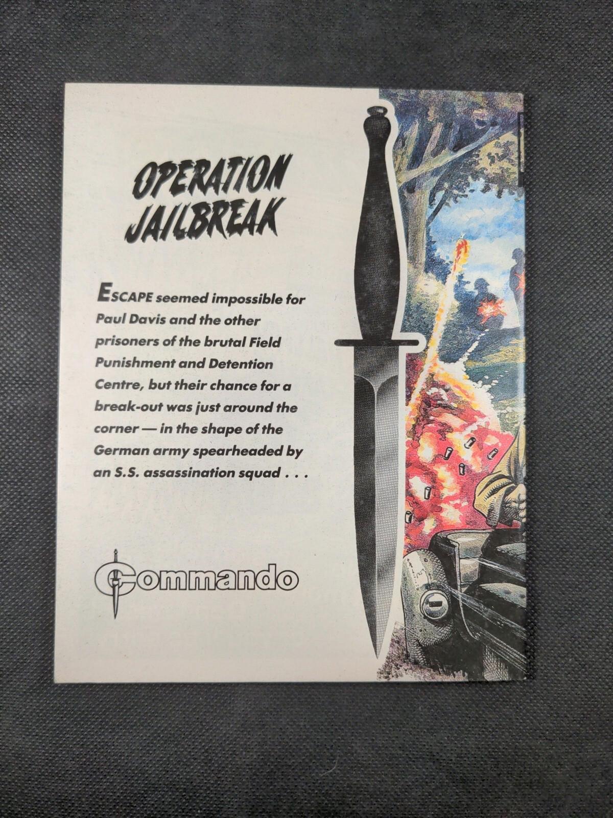 Commando Comic Issue Number 2549 Operation Jailbreak - Retrorama UK