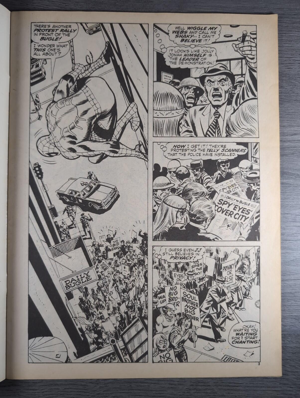 Spider-Man Comics Weekly No 151 Marvel Comics UK 3rd January 1976 Vintage Comic