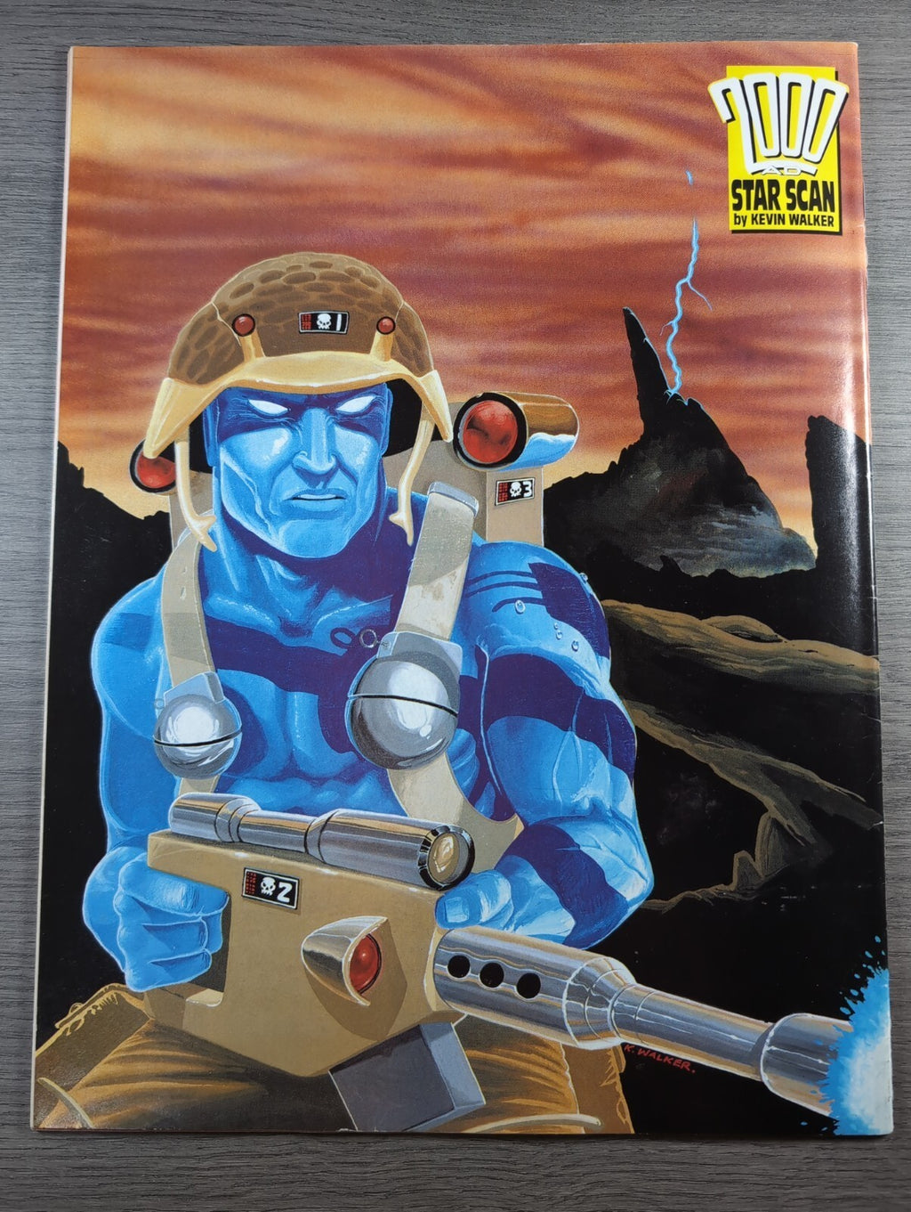 2000AD Prog 614 Featuring Judge Dread Comic 18th Feb 1989 Vintage Retro Comic