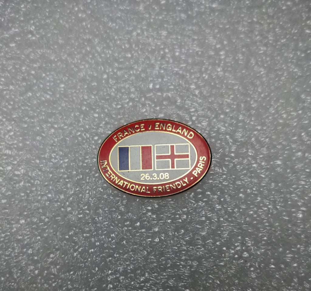 France V England International Friendly Paris 2006 Enamel Pin Badge - Retrorama UK