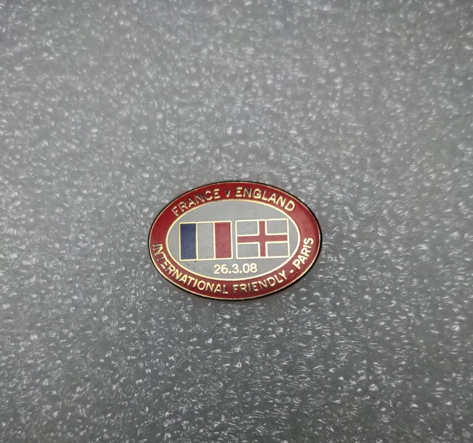 France V England International Friendly Paris 2006 Enamel Pin Badge - Retrorama UK