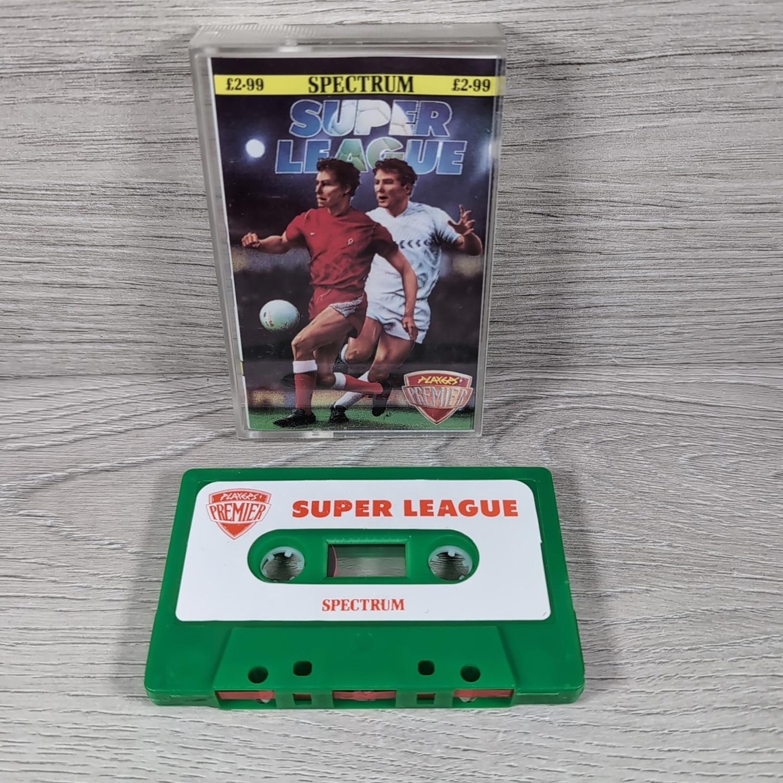 Super League ZX Spectrum Game Cassette Players Premier Tested & Working