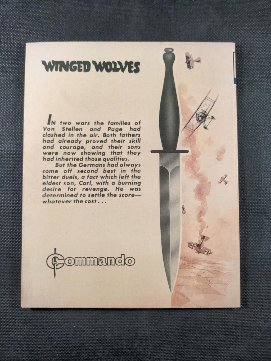Commando Comic Issue Number 1332 Winged Wolves - Vintage Comic - Retrorama UK