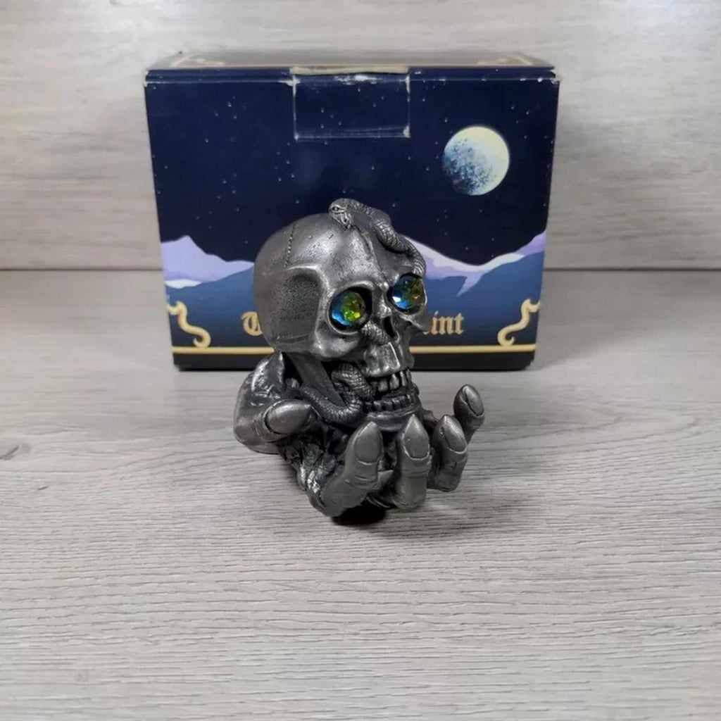 Myth & Magic The Skull Holder The Tudor Mint 3161 Metal Figure