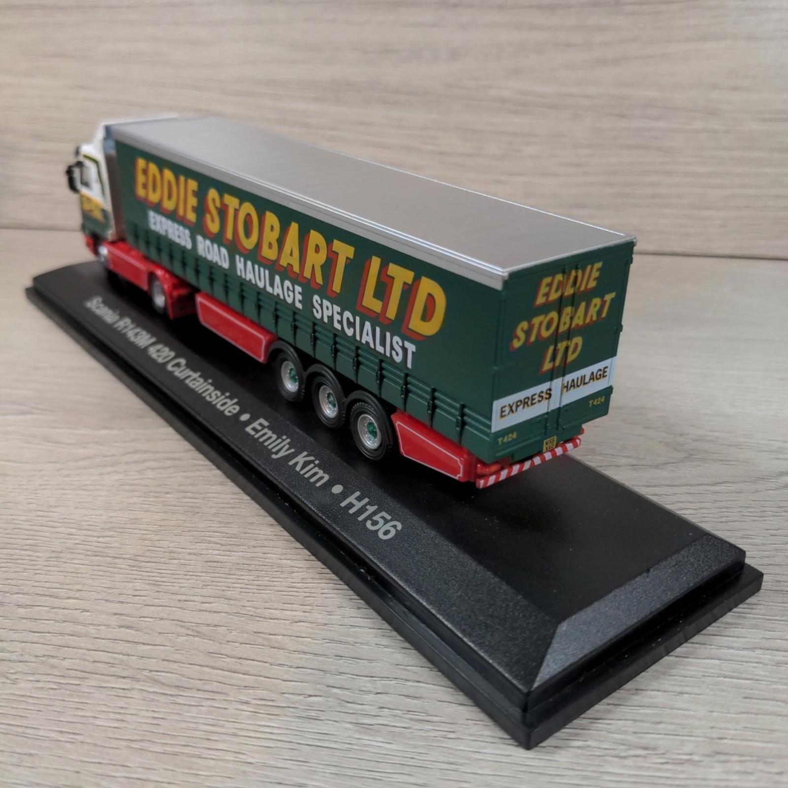 Atlas Editions Eddie Stobart Scania R143M 420 Curtainside Emily Kim H156  1:76